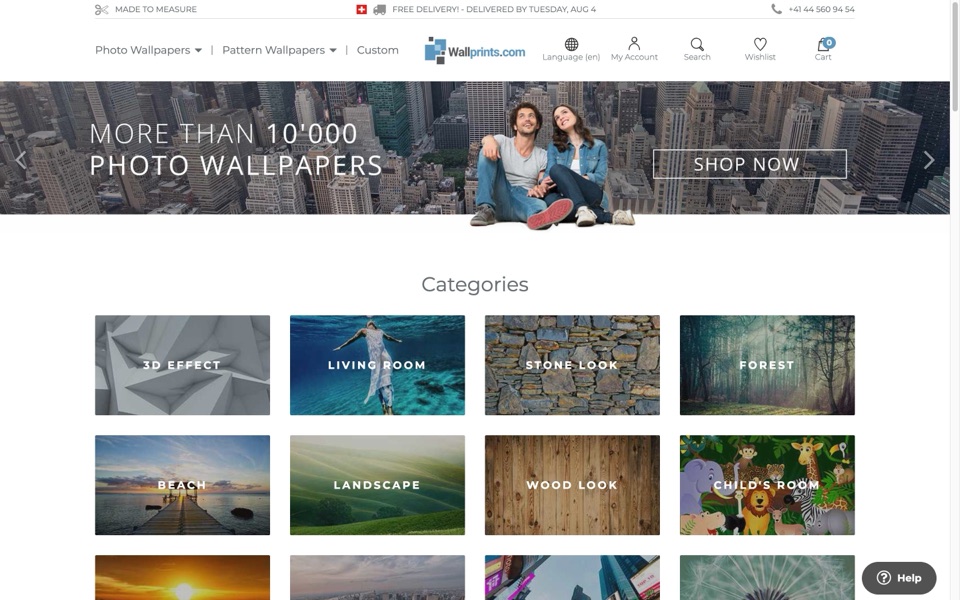 Screenshot von Wallprints